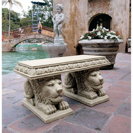 Grand Lion of St. John's Square Sculptural Bench