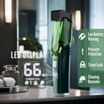thumbnail image 5 of Qaailabf Men's Vacuum Beard Shaver | Adjustable Blades & LCD Display | IPX6 Waterproof Design | Built-In Hair Suction | USB Rechargeable | 20 Length Settings | 1400mAh Battery | Grooming Gift Idea, 5 of 9