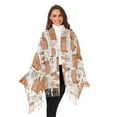 thumbnail image 6 of Christmas Gingerbread House Women's Cold Weather Scarves Lightweight Warm Fashion Scarves, Breathable 86.6''x30.7'', 6 of 10