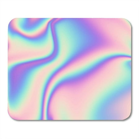 Abstract Holographic 80S 90S Colorful in Pastel Neon Color for Your Creative Project Book Mousepad Mouse Pad Mouse Mat 9x10 inch