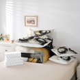 thumbnail image 6 of Homewish Geometric Stripes 7-Piece Queen Bedding Set - Abstract Lines Vintage, 6 of 8