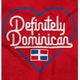 thumbnail image 2 of Definitely Dominican Cute Flag Love Zip Hoodie Sweatshirt Women Brisco Brands S, 2 of 5