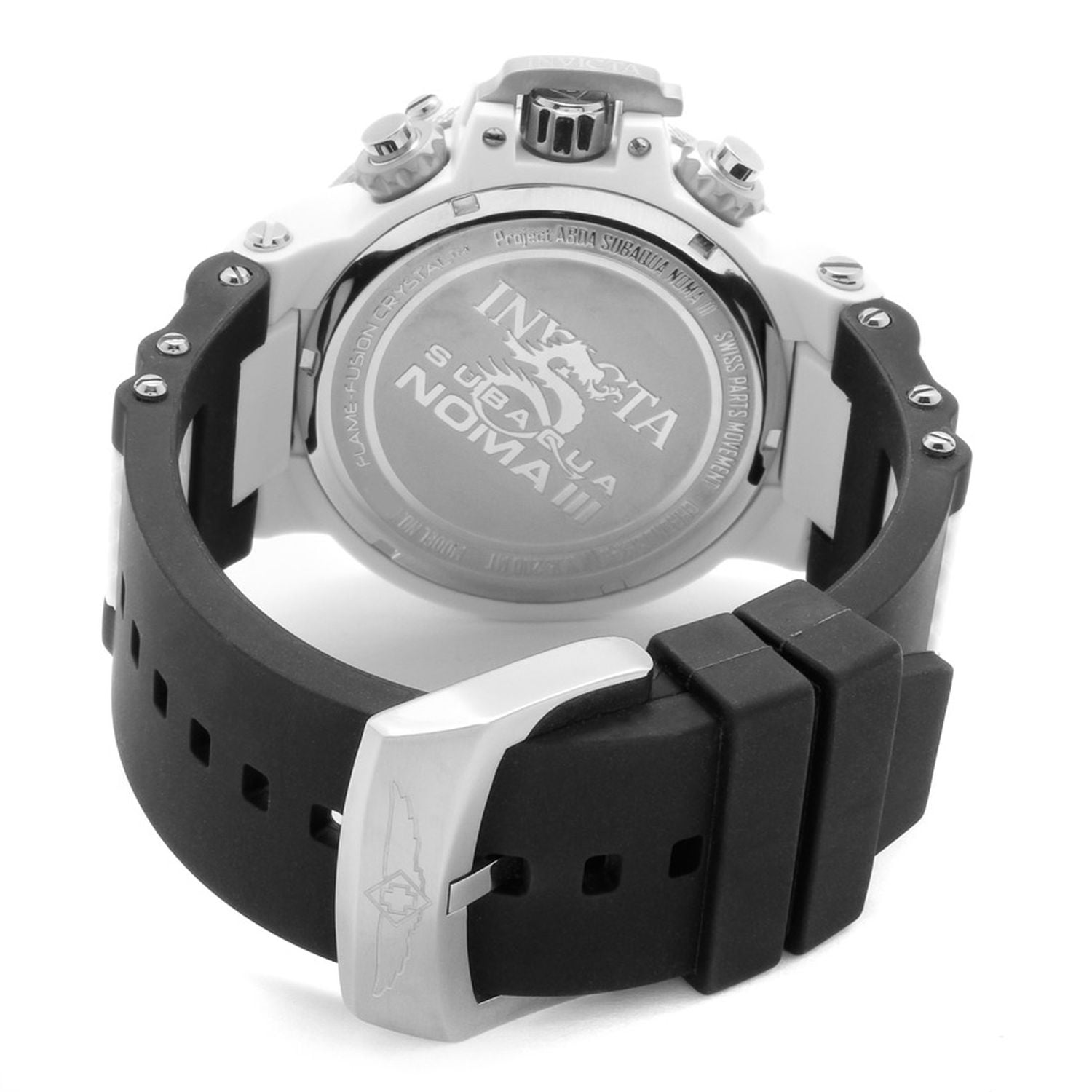 Invicta 0924 50mm Subaqua Noma III Quartz Chronograph Tachymeter Date Mens Watch