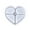 White Love, variant on Heart Jar Epoxy Resin Casting Mould DIY-Ashtray Jewelry Trinket-Containers Mold