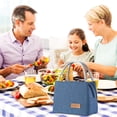 thumbnail image 5 of Ongmies Lunch Bag Clearance on Sale Meal Bag, Reusable Bag, Beach Cooler Bag, Lunch Bag Cooler Bag, Office School Picnic Beach Leakproof Lunch Box Kitchen Blue, 5 of 9