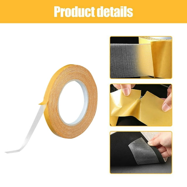 Ruban Catégorie de Produits Ruban en Maille Double Fibre Solide pour Bricolage Ruban en Maille de Fibre de Verre Robuste pour Collage Transparent et Usage Polyvalent