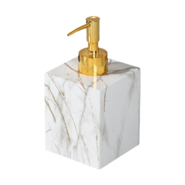 Dispensador De Jabón Con Bomba Macarena Textura De Mármol 400 ml