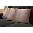 thumbnail image 5 of Ambesonne Abstract Throw Pillow Cover 4 Pack, Ombre Surface Image, 20", Dried Rose Blush, 5 of 5