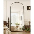 thumbnail image 2 of Anyrose 71"X26" Arched Full Length Mirror Aluminum Alloy Frame Floor Mirror,Black, 2 of 6