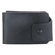 thumbnail image 1 of Tarjetero de gran capacidad con clip para billetes, cartera de piel sintética, monedero moderno para la escuela. Negro, 1 of 9