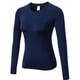 thumbnail image 1 of Guardurnaity Camiseta con cuello redondo, ropa interior térmica básica, camisetas cálidas de manga larga, camiseta transpirable, ropa térmica Prendas para la parte del cuerpo Azul oscuro XXL, 1 of 6