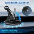 thumbnail image 3 of JIAHAOO 2.2 Inch Gel Suction Cup GPS Mount 360 Degree Rotatable Head For GPS Device Car Interior Installation, 3 of 8