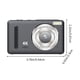 thumbnail image 3 of Cámara digital Pisexur para hombres, 1080P HD, compatible con fotografía de hasta 64 MP, estabilización electrónica, 18X, pantalla digital CCD de 2,4 pulgadas, cámara portátil para estudiantes, elect, 3 of 6