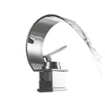 thumbnail image 2 of Basin Faucet Cold And Hot Water Waterfall Bathroom Faucet, Single Handle Basin Mixer Tap Deck Mount 21025, 2 of 13