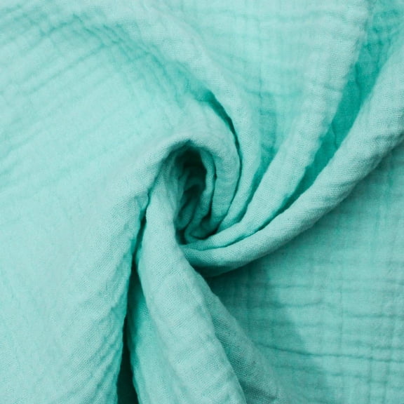 FREE SHIPPING!!! Seafoam Pale Solid Color 100% Cotton Gauze Fabric, DIY Projects by the Yard