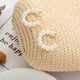 thumbnail image 4 of Pearl Hoop Earrings for Women Small Pearl Hoop Earrings Gold Plated Open Large Circle Round Pearl Earrings Jewelry Birthday Gift for Women, 4 of 5