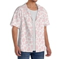 thumbnail image 2 of Balery Cow 1 Camisa Casual de Manga Corta con Botones para Hombre, Texturizada, Estilo Cubano, para Playa, Verano-Small, 2 of 5