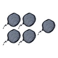 thumbnail image 1 of Milaget 5 Pieces Caps Liner Weaving Stretchy Stocking Hair Net for Halloween Cosplay Black, 1 of 9