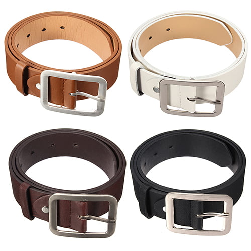 Luxury Pin Buckle Belts - Cowskin Leather Strap Belt Men Fashion Belts 1pc  Set