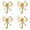 Z_B*4, variant on Torch 1Pc Gold Bow Hooks for Wall, 2.6 inch Adhesive Hooks for Hanging, Bow Shaped Bathroom Towel Hooks, for Hanging Robes,Hats,Bags,Keys,Coffee Mug, Small Size