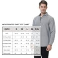 thumbnail image 6 of WARHORSEE Mens Dress Shirts Long Sleeve Regular Fit Printed Button Down Shirts, 6 of 11