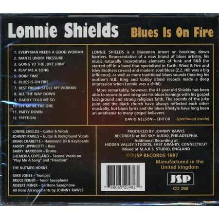 Lonnie Shields - Blues Is On Fire - CD