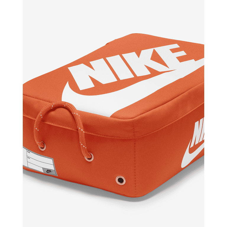 Nike Orange Shoe Box Bag