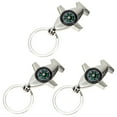 thumbnail image 2 of Raindrops 6 pcs  Compass Key Ring Alloy Key Chain Creative Key Pendant Key Hanging Decor, 2 of 8