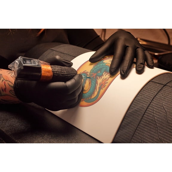 Tattoo Practice Skin Sheets – Pure White Tone Fake Skin for Tattooing – High Contrast Ink Training Pad for Beginners & Artists