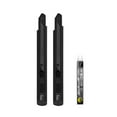 thumbnail image 1 of Tignapoo Fizz Retractable Utility Knife Set in Misty Black - 2-Pack with Extra Blades, Durable Aluminum Alloy Design for Precise Cutting in Office and School Use, 1 of 6