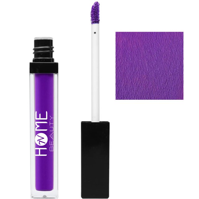 Lápiz labial 7V HOME BEAUTY Purple Matte Liquid 5mL 744