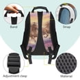 thumbnail image 4 of Yuyamidu Running Horse Backpack for Kids Girls School Book Bag 17 Inch Back Pack Casual Daypack with Padded Shoulder Straps Outdoor Knapsacks, 4 of 7
