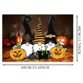 thumbnail image 4 of Forzero Pumpkin Welcome Doormat Fall Indoor Outdoor Entrance Home Front Porch Rugs Halloween Housewarming Greetings Gift Decoration Supplies 16 x 24 Inches, 4 of 6