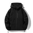 thumbnail image 3 of Dvprdro Vestes pour Hommes Décontractées Amples à Manches Longues avec Capuche Zippée, 3 of 6
