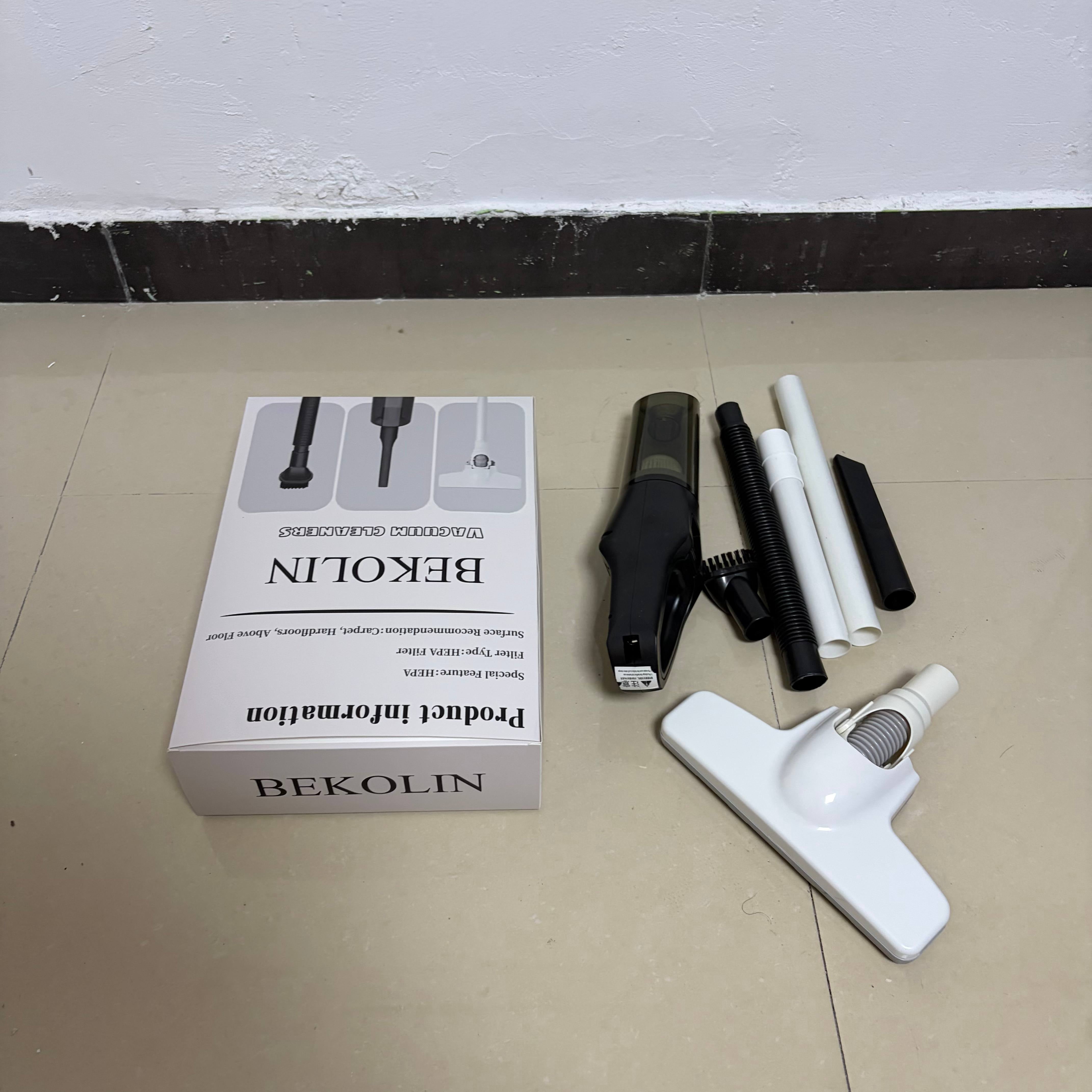 BEKOLIN Vacuum cleaners, Bagless Vacuum for Carpet and Hard Floor Cleaning