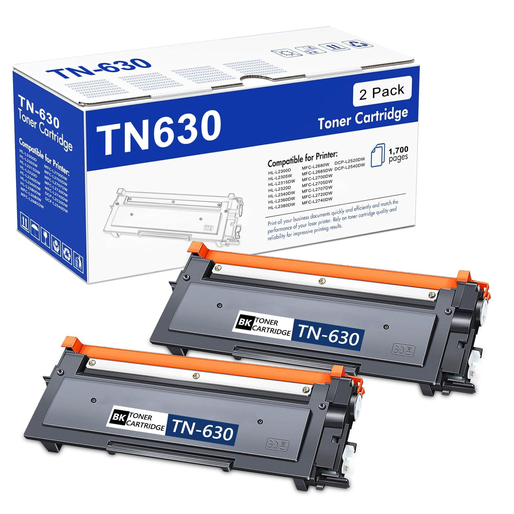 TN660 TN630 Toner Cartridge Replacement Compatible For Brother TN660 High Yield Black Printer Toner Cartridge 1 Pack Black 95e40eb8 37b1 4f82 95c5 Ed867574a51b.4f465e915b48fe77c571dbd941deac0e