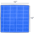 thumbnail image 4 of Dish Towels - Kitchen Towel set Includes: 2 Kitchen Towel, 2 Scrubbers - Teal Dish Cloths, 4 of 5