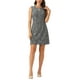 thumbnail image 1 of INSPIRE CHIC Vestido de Tweed para Mujer con Escote en Llave, Vestidos de Trabajo Sin Mangas, Negro L, 1 of 6