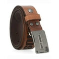 thumbnail image 2 of Harley-Davidson Men's Grunge H-D Logo Repeat Genuine Leather Belt – Brown (42), Harley Davidson, 2 of 3