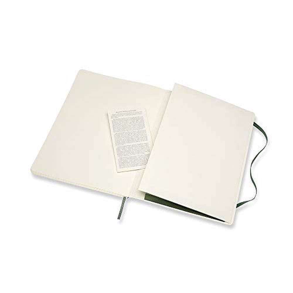 Moleskine Notebook, Extra Large, Squared, Myrtle Green, Soft Cover (7.5 x 9.75) (Books)