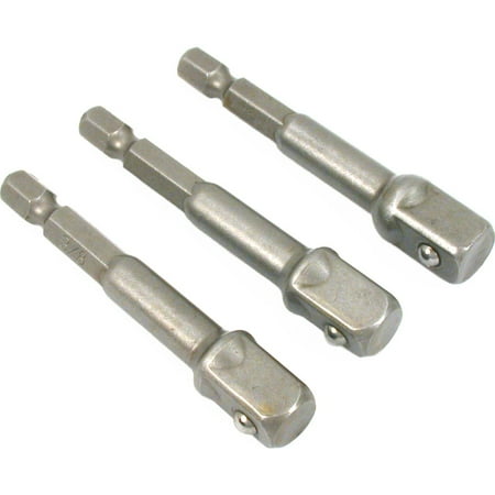 

3 Square Drill Socket Extension Hex Adapters for Drills