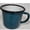 Peacock Green, variant on 1Pc 350ml Retro Mugs Cups Tin Metal Camping Outdoor Tea Coffee Hot Pot Cream 8cm
