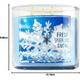 thumbnail image 2 of Bath and Body Works 3-wick Candle 2016 Winter Edition (Fresh Sparkling Snow), 2 of 2