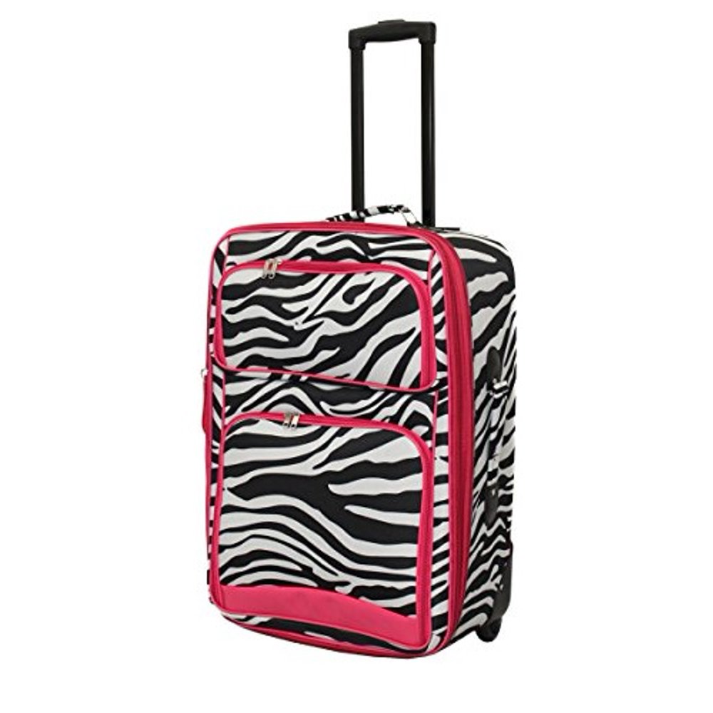 Argo Sport Argo Sport Zebra 3 Piece Luggage Set in Pink Color Pink
