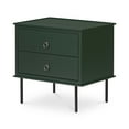 thumbnail image 2 of Moe's Home Collection Reagan Nightstand Deep Green Wood Nightstands, 2 of 6
