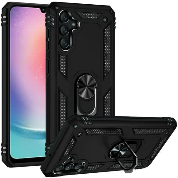 NGB SUPREMACY For Samsung Galaxy A26 5G Phone Case Built -In Magnetic Kickstand Ring Holder Car Mount