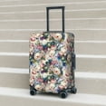 thumbnail image 4 of Salouo Colorful Flowers Pattern Travel Dust-proof Suitcase Cover, Softside Suitcase Protector Luggage Cover Protector for 18-32inch ,Not Included Suitcase, 4 of 8