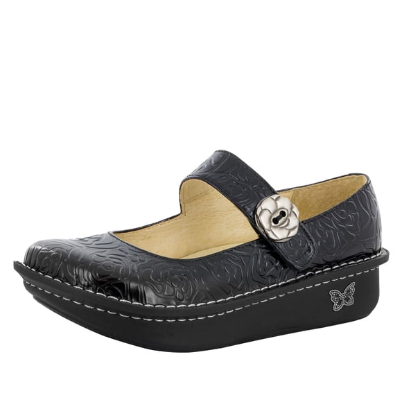 Zapatos Alegria by PG Lite Paloma Mary Jane Cuero Negro