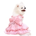 thumbnail image 6 of Pet Dog Dresses Dogs Puppy Birthday Wedding Clothes Spring Summer Princess Pet Dresses Girl Female Doggie Tutu Skirt Apparel for Chihuahua Yorkies Cat Outfit, 6 of 9