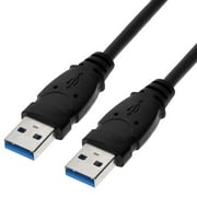Mediabridge USB 3.0 - USB Cable (8 Feet) - SuperSpeed A Male to A Male ( Part# 30-009-08B )